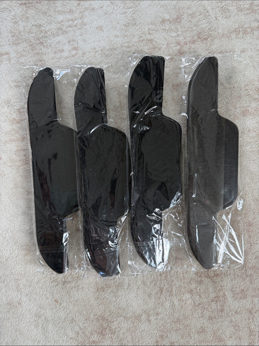 Source Unknown Black Disposable Sweatband Hat Inserts - 40 Pack - Picture 3 of 3